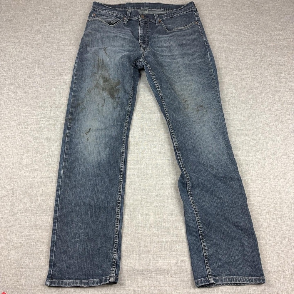 Levis 559 Jeans Mens 34x30 Blue Medium Wash Relaxed Straight Leg Denim Pants
